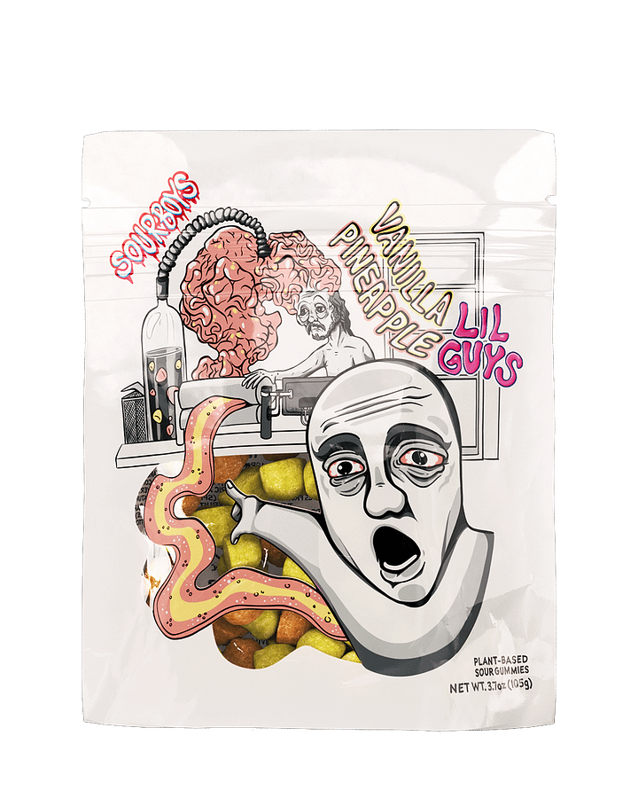 Pineapple Vanilla Sour Gummies - LilGuys product image (1)