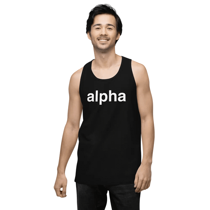 alpha black tank top product image (2)