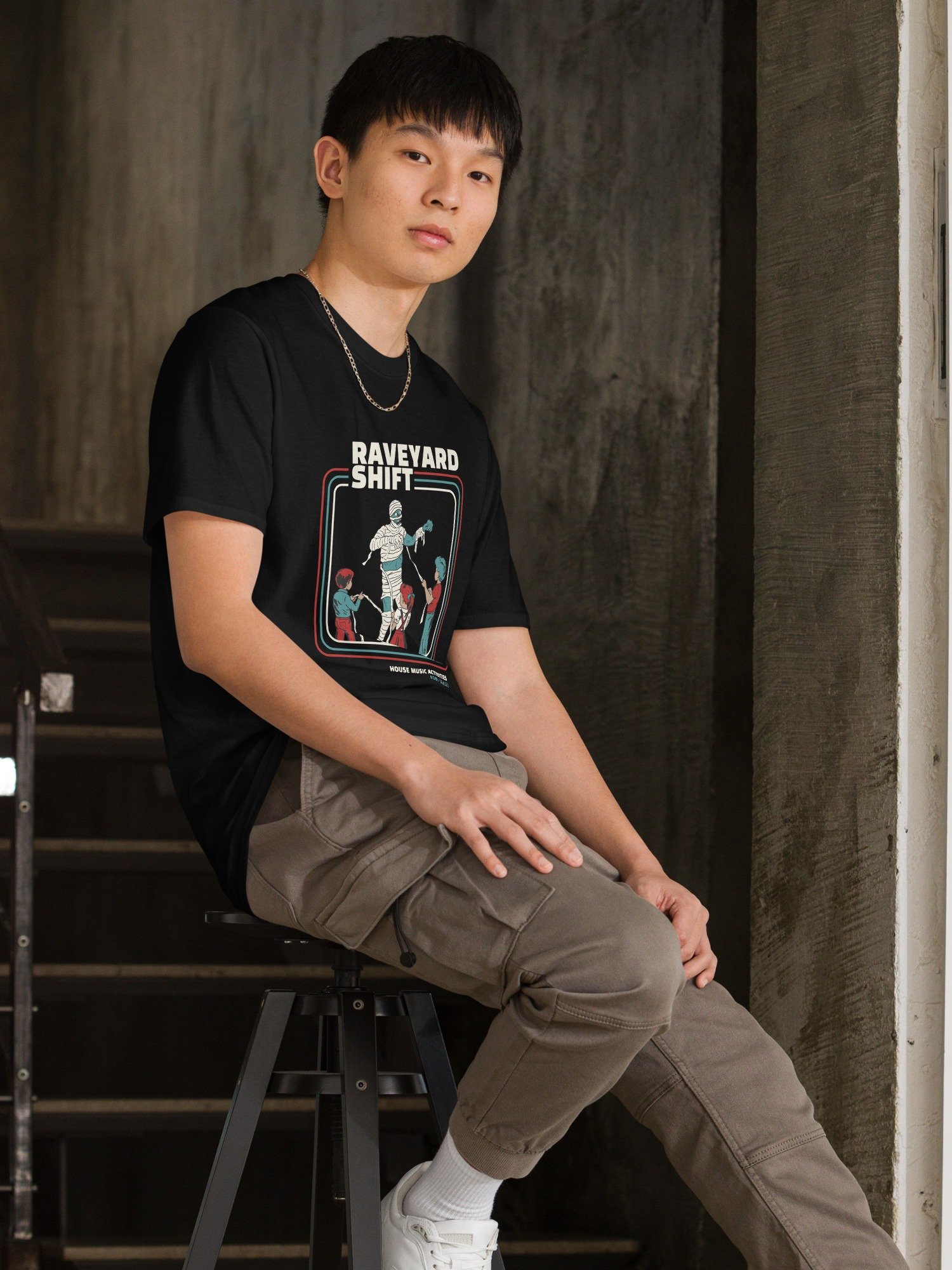 Raveyard Shift Halloween Unisex T-Shirt product image (4)