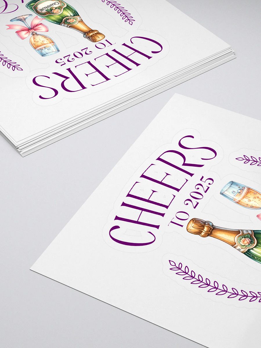 Cheers to 2025 Celebration Stickers product image (4)