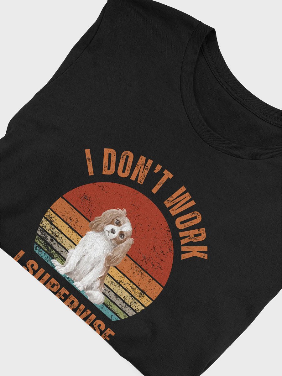King Charles Spaniel Supervisor T-Shirt product image (3)