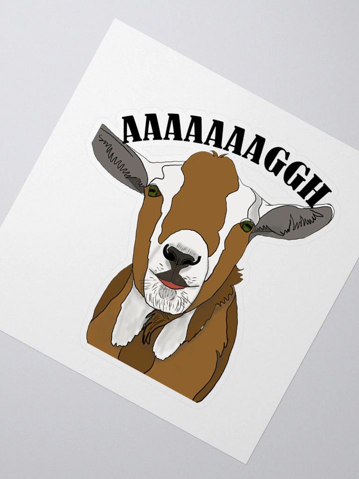 Screaming goat sticker product image (2)