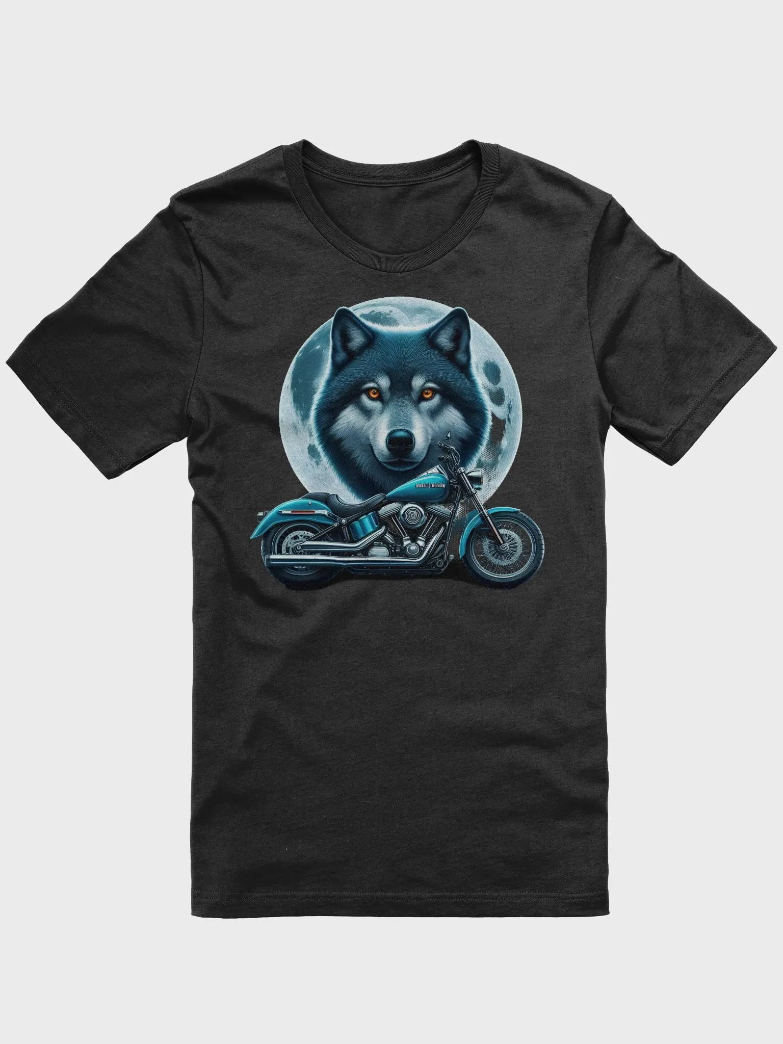 Motorcycle and Wolf - Unisex T-Shirt #18 product image (1)