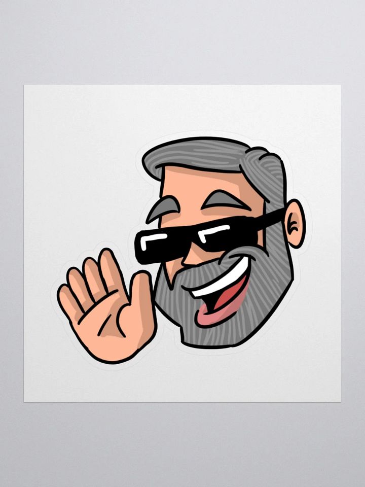 OMG Hi Emote Sticker product image (1)
