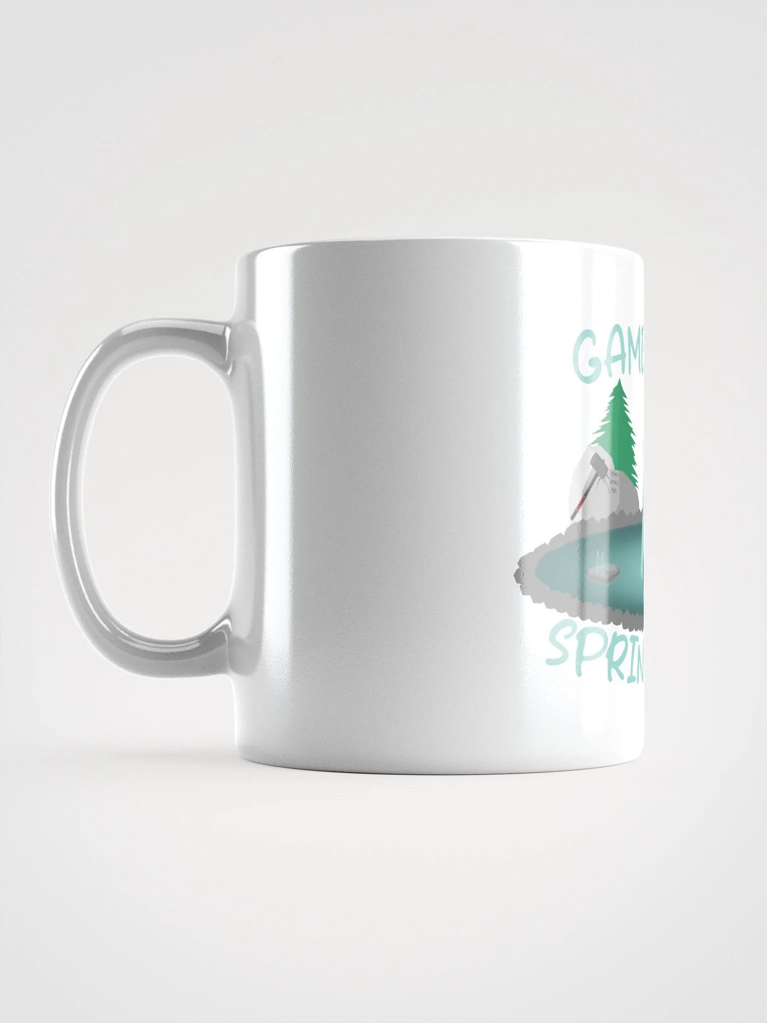 Gamer Girl Spring Water Mug (White) product image (6)