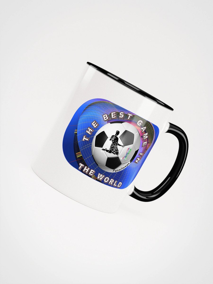 Soccer Ball Silhouette Ceramic Mug product image (22)