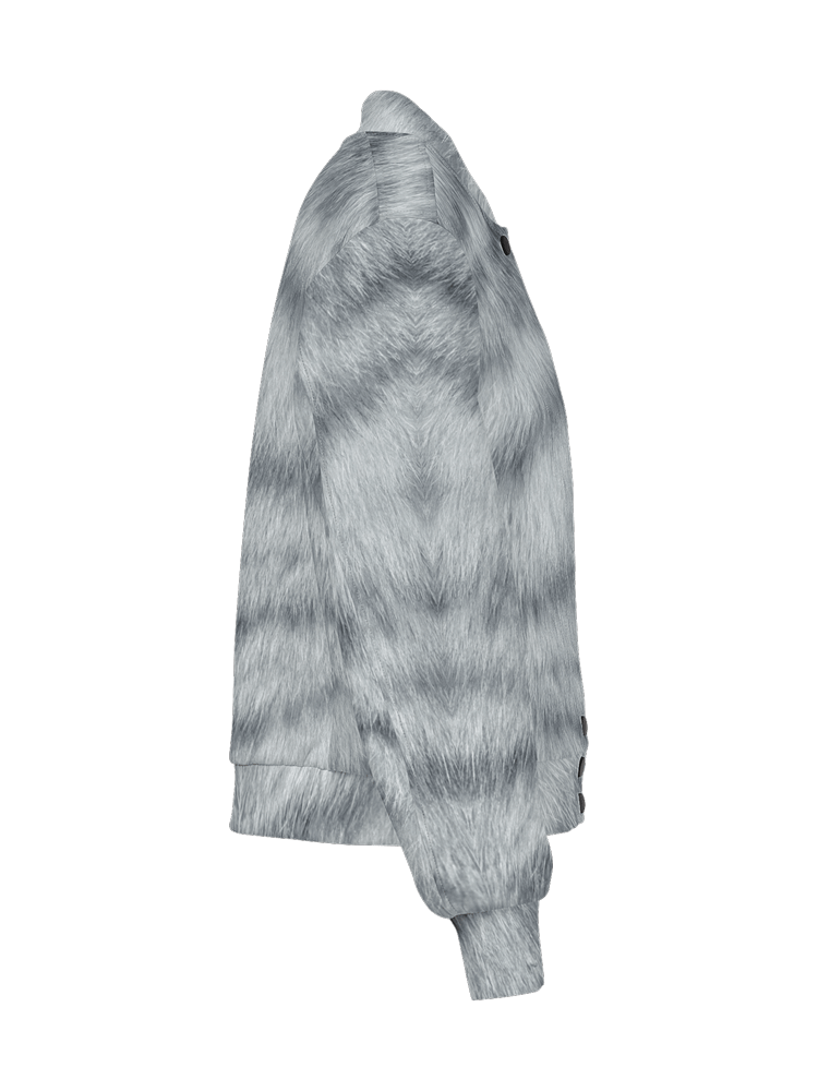 Silver Tabby Cat Premium Bomber Jacket (Unisex) product image (2)