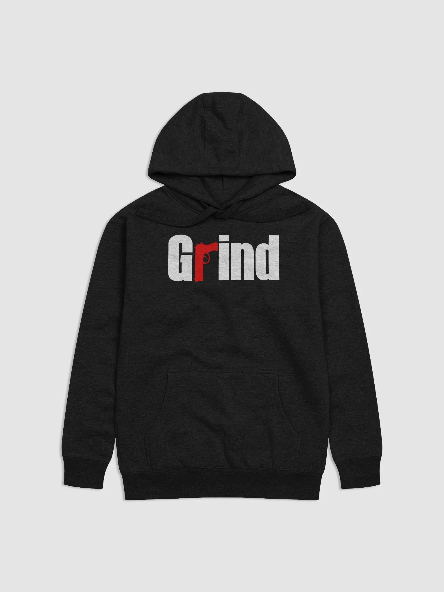 Grind Rebel Red Handgun Unisex Premium Hoodie product image (3)