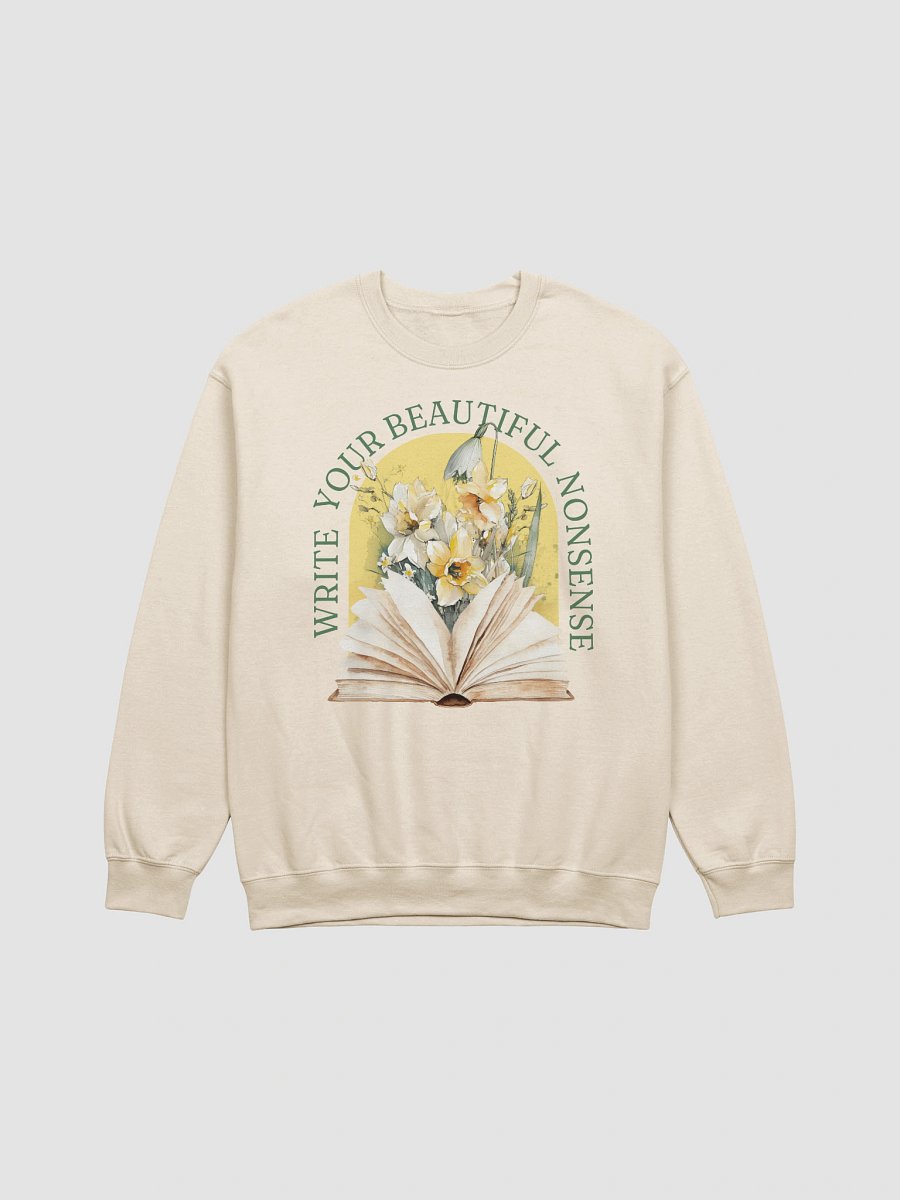 Write Your Beautiful Nonsense Crewneck Sweatshirt product image (2)