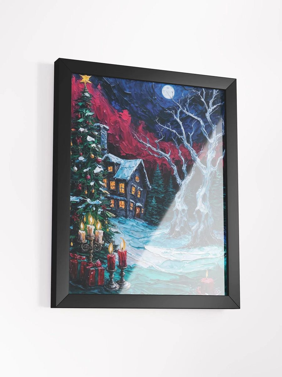 Christmas Winter Cottage Framed Print product image (12)