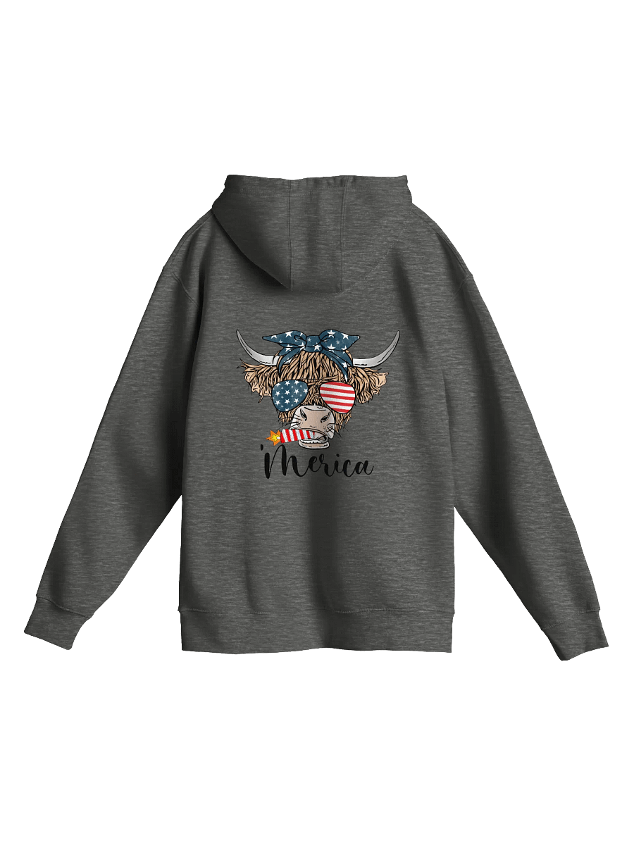 Mann Pyro Hoodie (Patriotic Cow) product image (2)