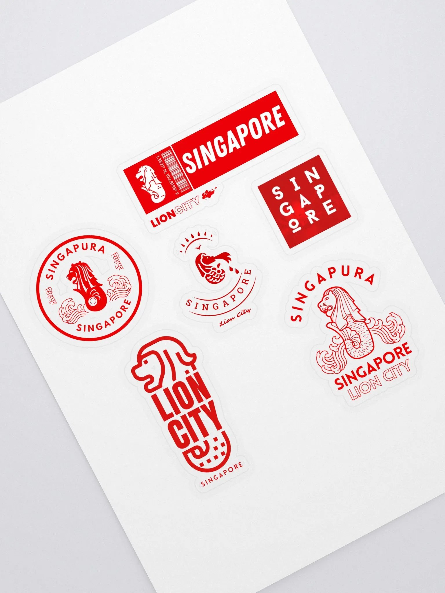 Singaporean Spirit Sticker Sheet product image (3)