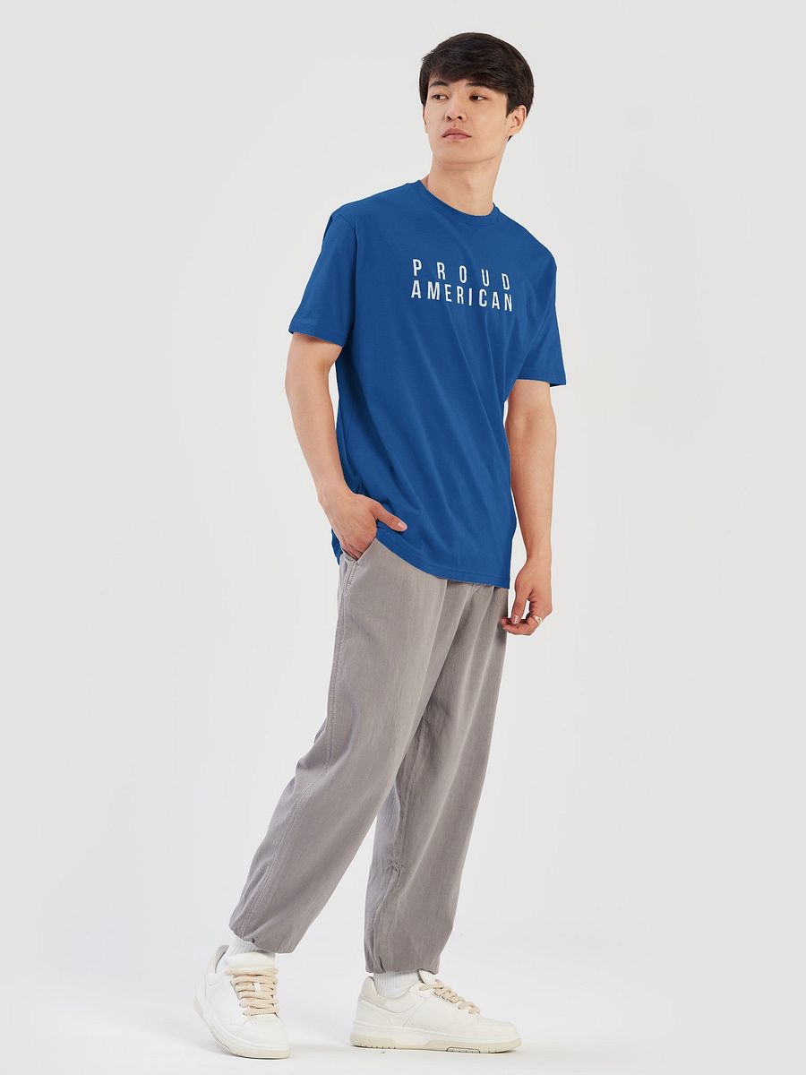 PROUD AMERICAN T-SHIRT - White Text product image (23)