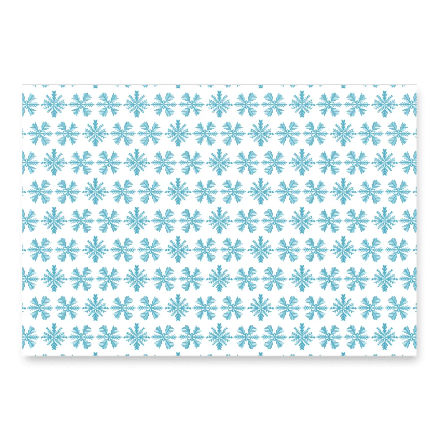 Simple Snowflakes Wrapping Paper product image (1)