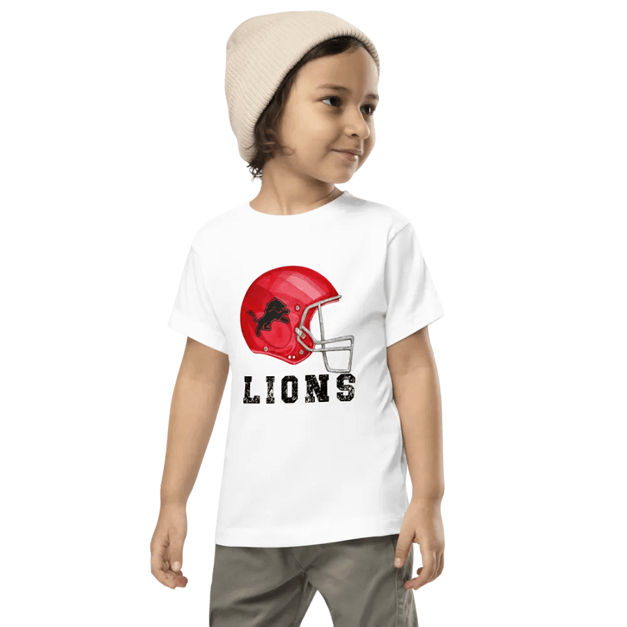 Toddler Boys Lions Football T-Shirt (Homemade) product image (3)