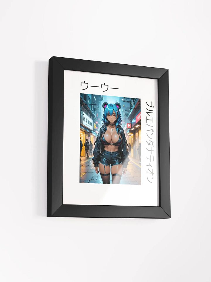 Neon Nightlife Blue Matte Poster product image (10)
