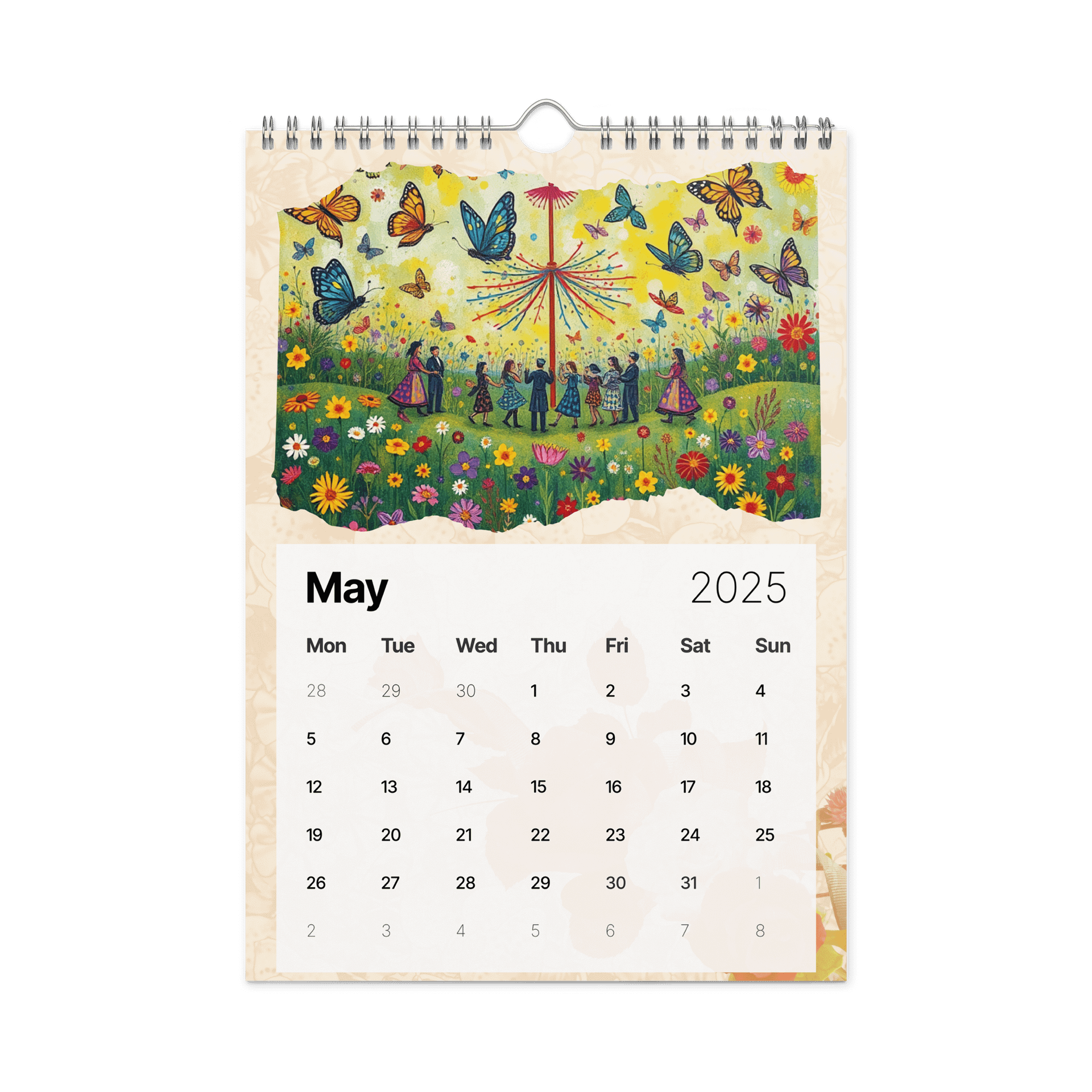 FOLK ART WALL CALENDAR 2026 product image (10)
