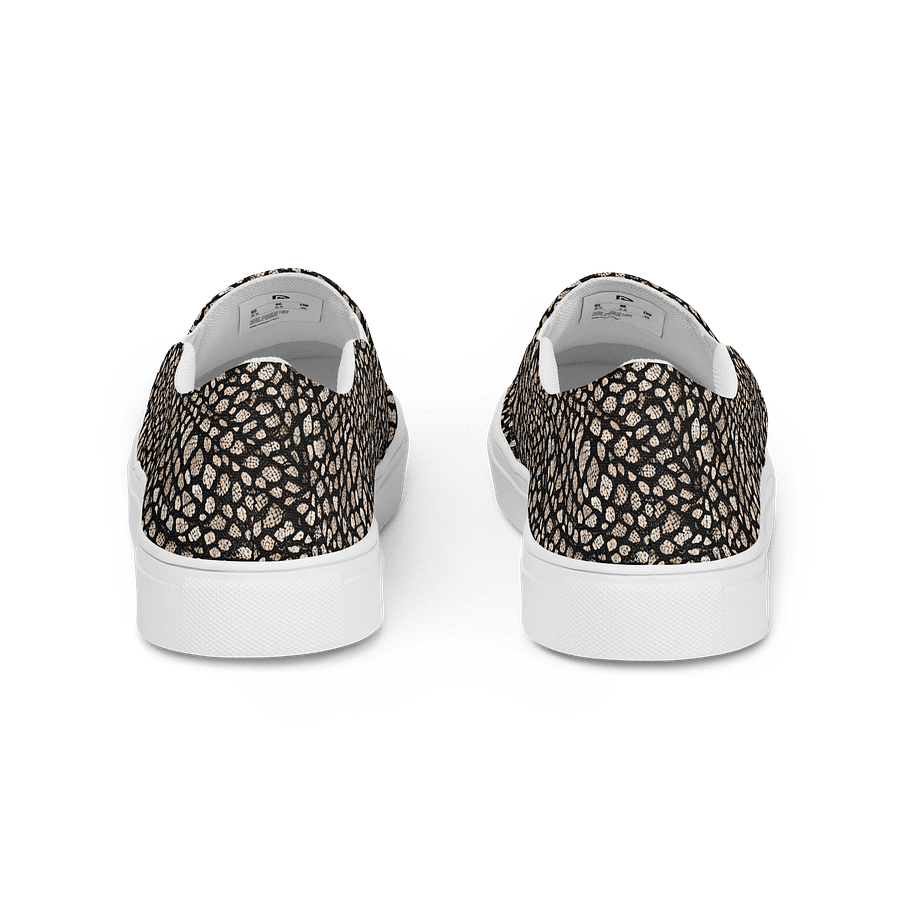 Brown Skin Snake Woman Canvas Shoes product image (4)