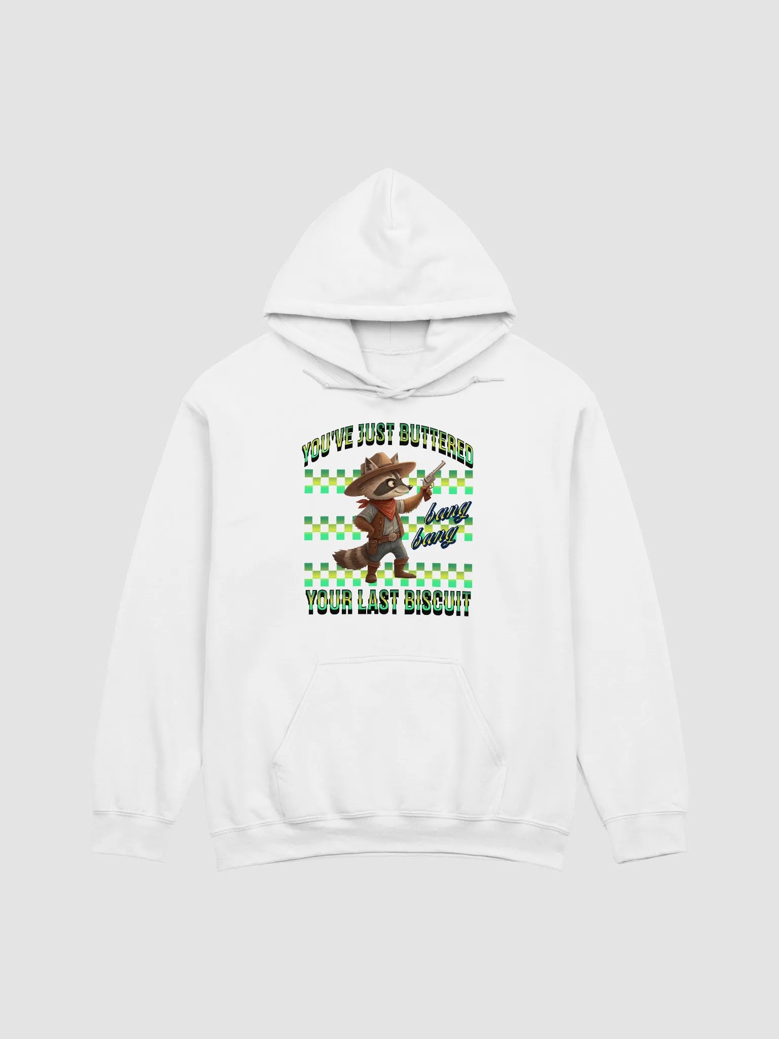 Youve Just Buttered Your Last Biscuit Raccoon Cowboy Hoodie product image (34)