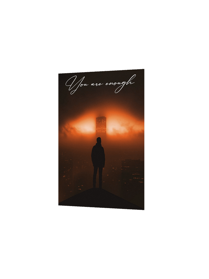 "You are enough" Handwritten Matte Poster product image (12)