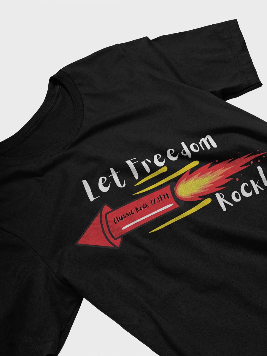 Let Freedom Rock Black T-shirt product image (3)