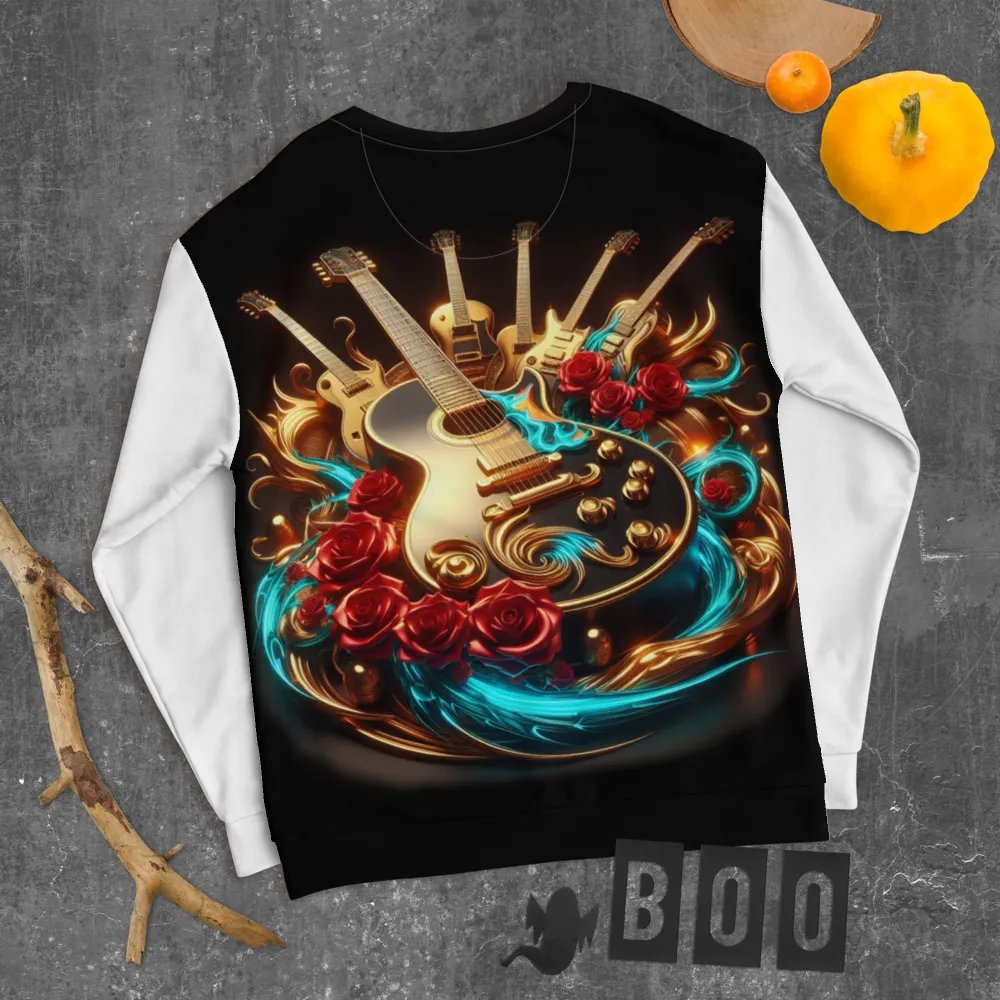Electric Golden Guitar Dreams - Unisex Sweatshirt #16 product image (8)