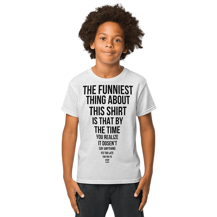 Shrinking message Youth Sports Tee product image (1)