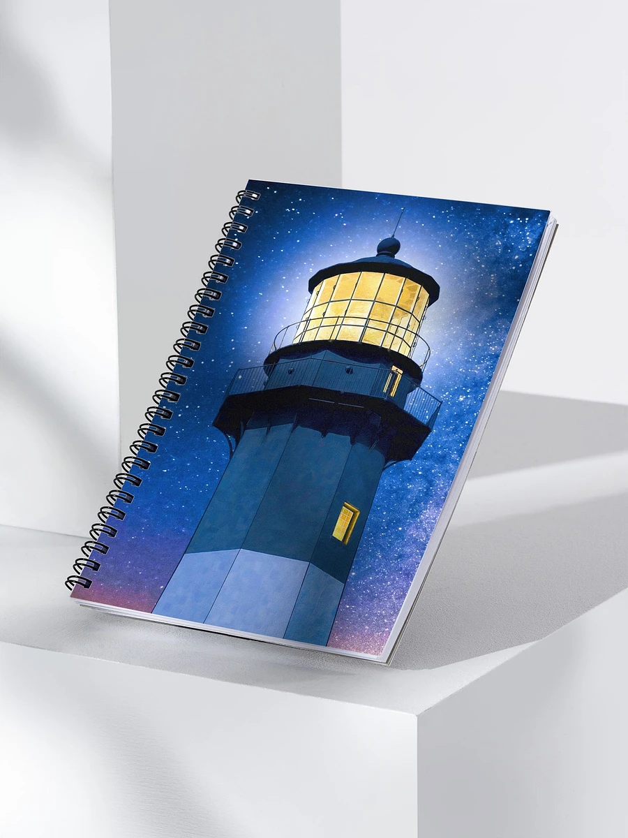 Tybee Island Lighthouse - Starry Night Spiral Notebook product image (3)
