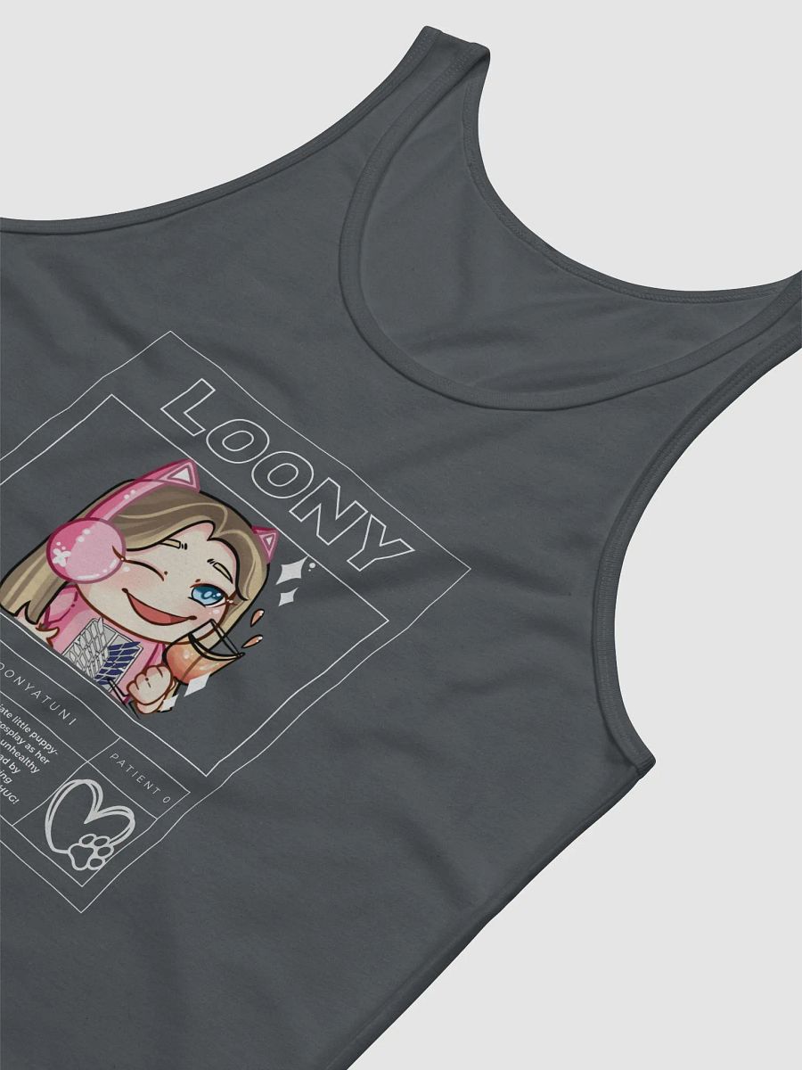 Loony Patient 0 album cover bio (Bella+Canvas jersey tank) product image (2)