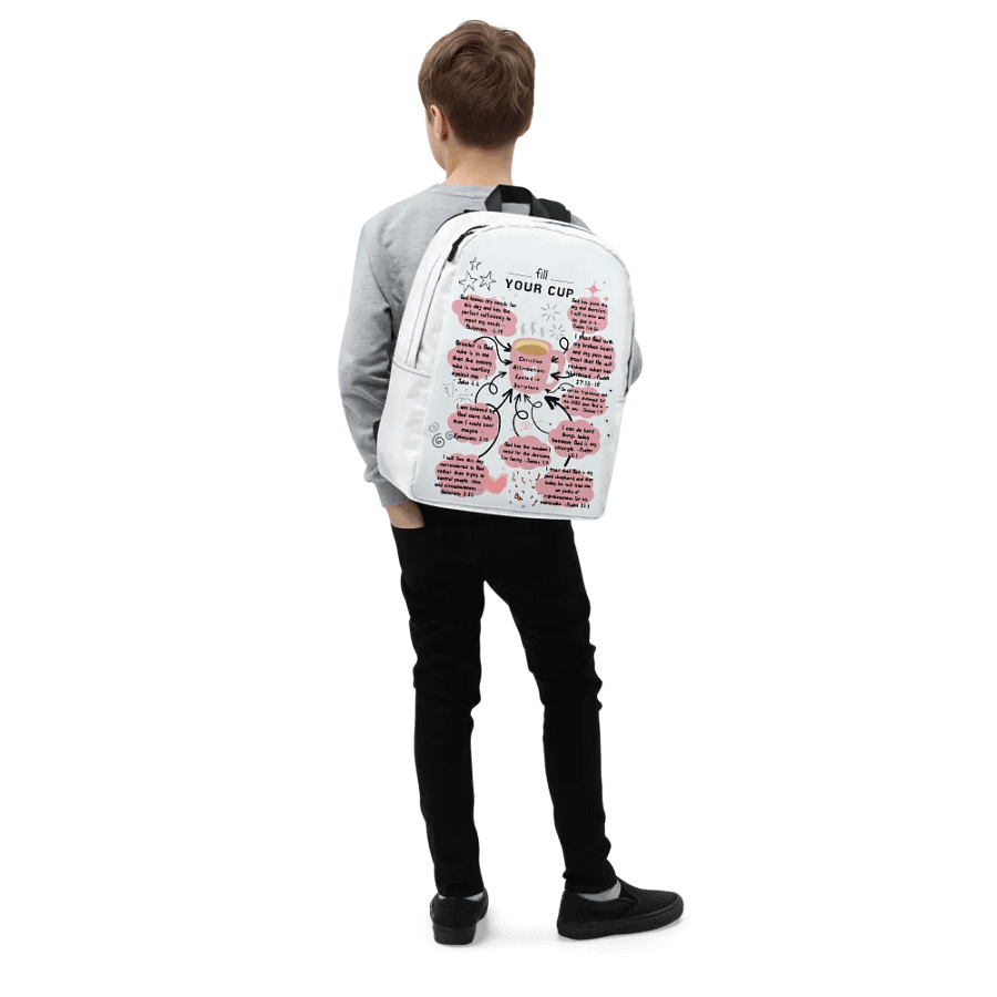 Christain affirmations rooted in the scripture Minimalist Backpack product image (8)