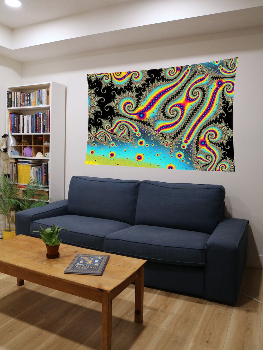 UV fractal tapestry - Space Station Celebration product image (5)