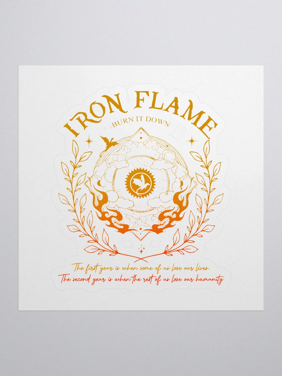 Iron Flame - Burn It Down - Sticker product image (1)