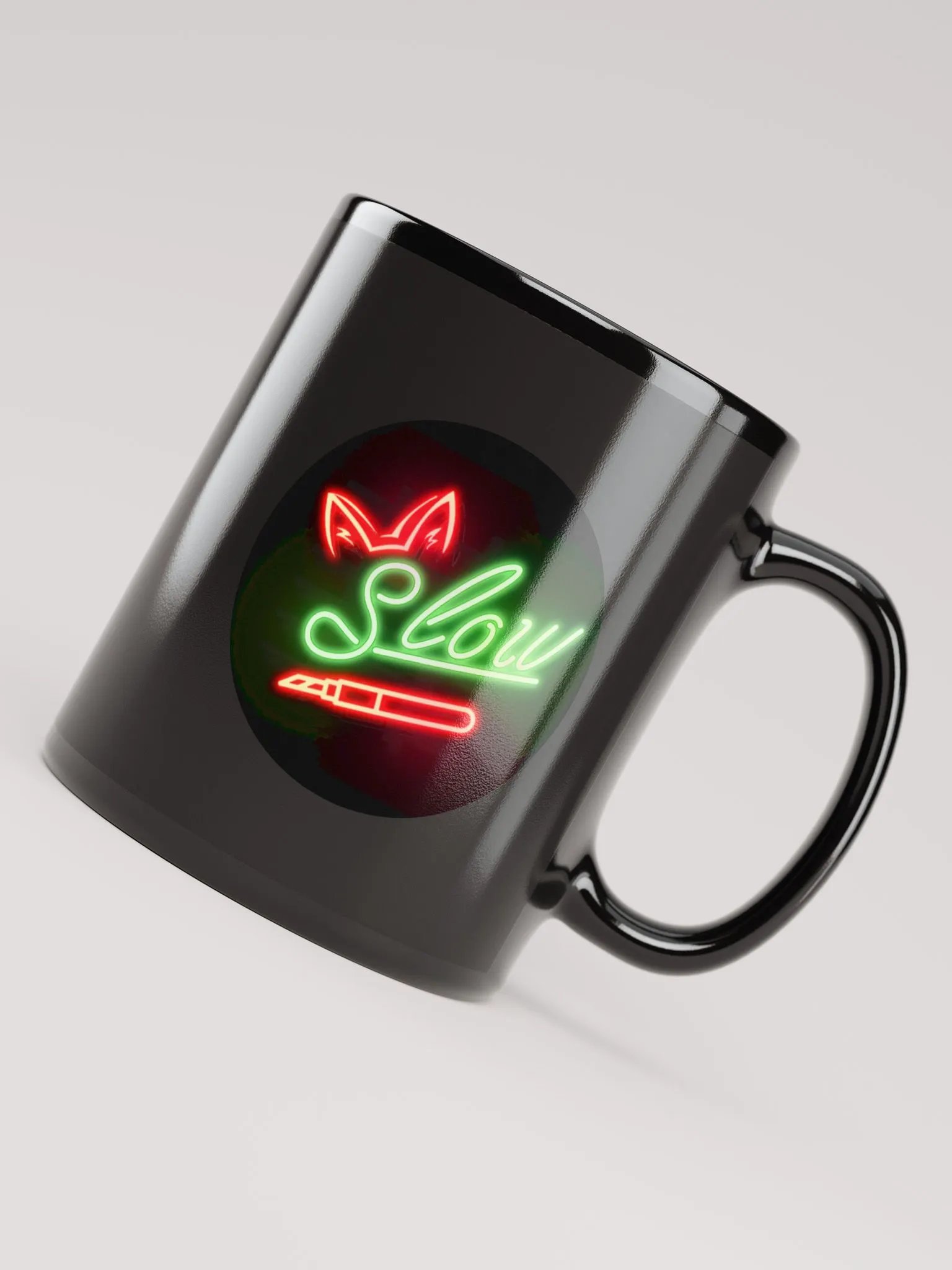 Hobby Happy Hour Glossy Black Mug - Slow Edition product image (7)