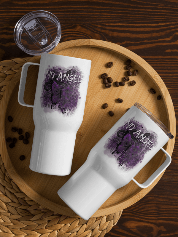No Angel Purple Soft Grunge Travel Mug w/ Handle product image (5)