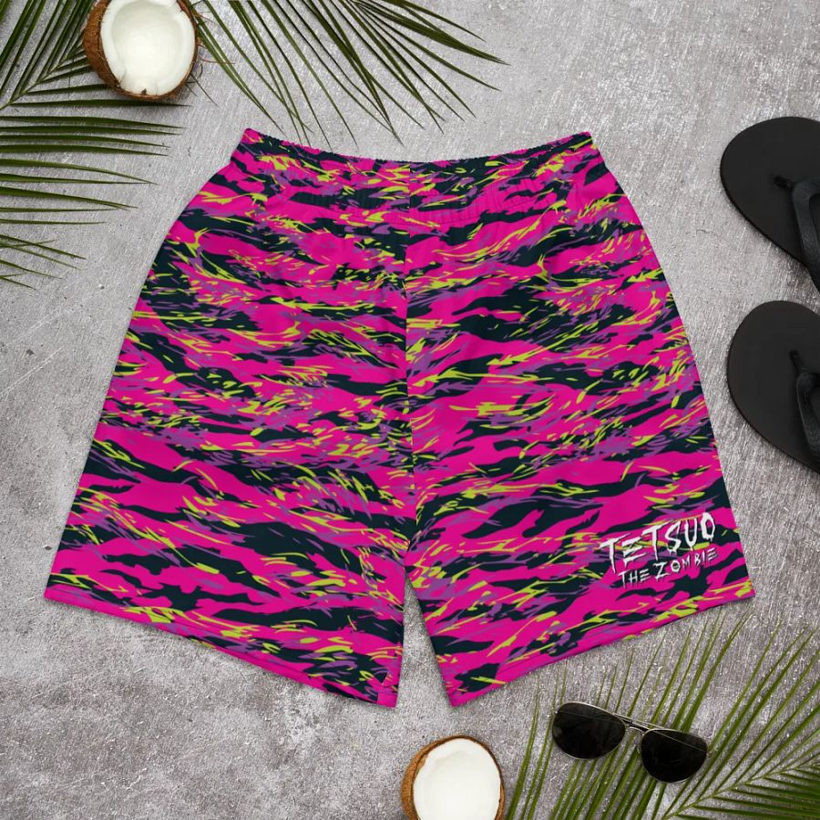 Pink Camo Athletic Shorts product image (11)