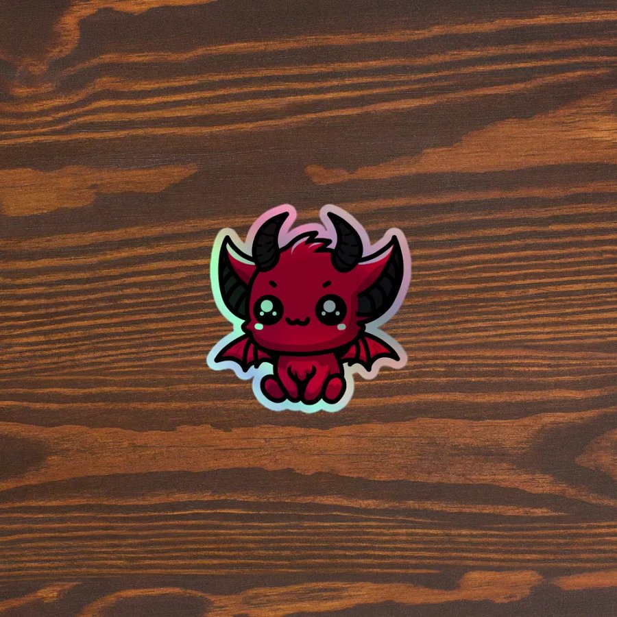 Charming Holographic Creature Sticker Sheet product image (5)