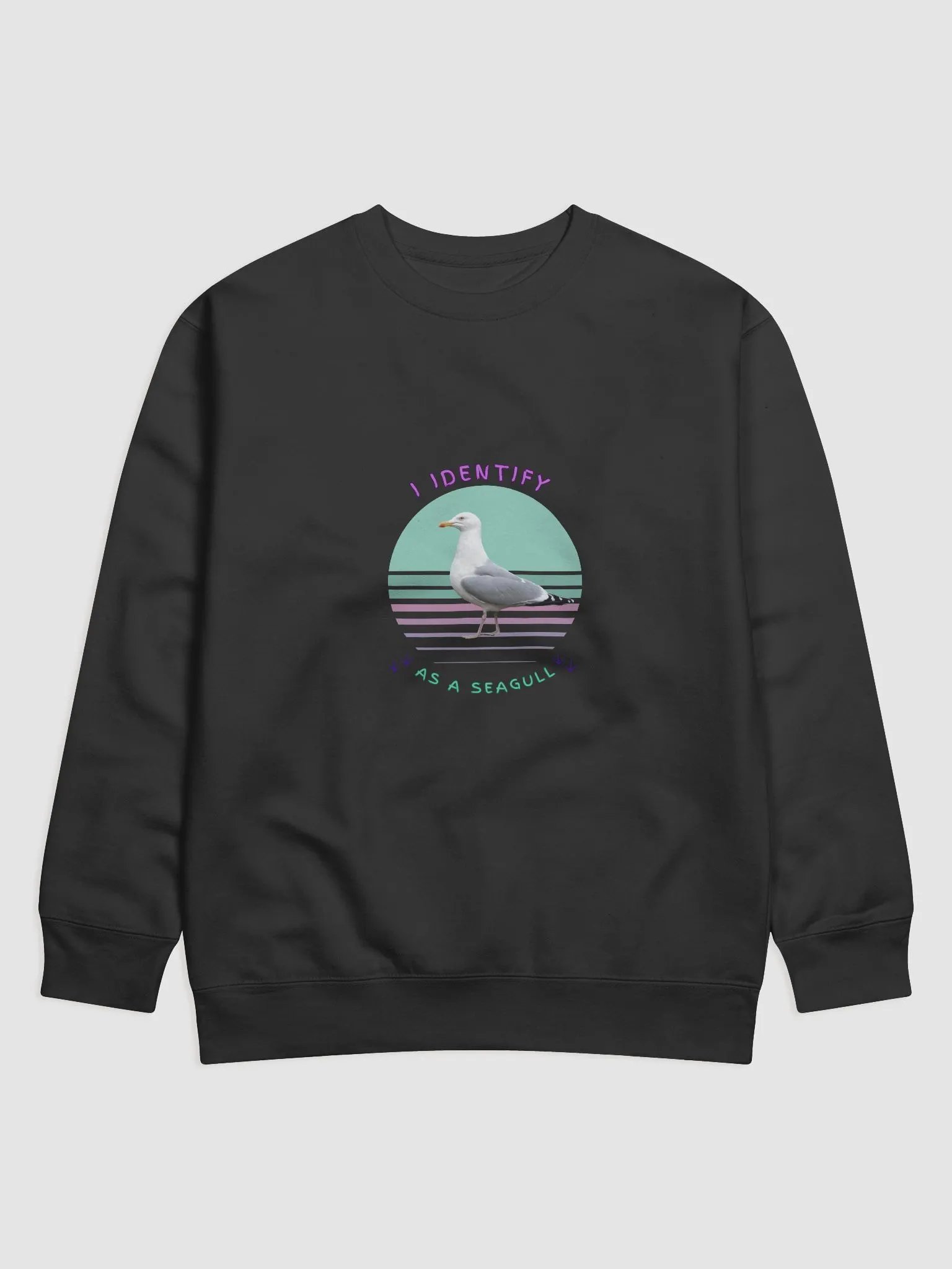 I Identify as a Seagull - Cotton Sweatshirt product image (2)