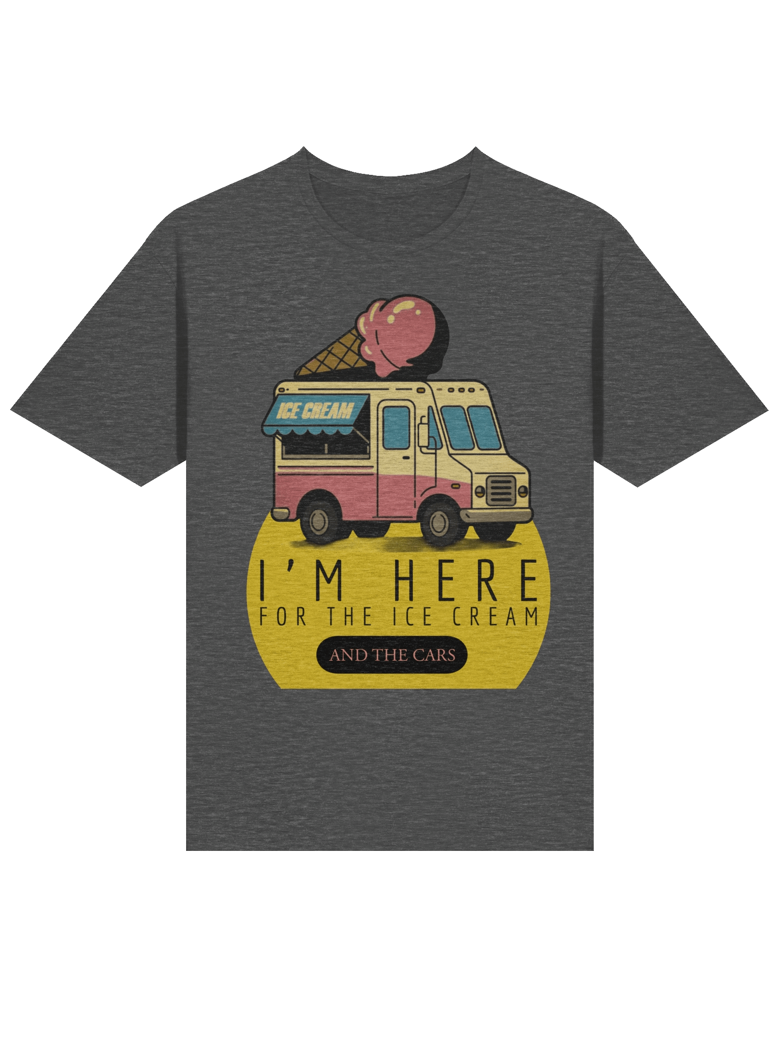I'm Here for the Ice Cream T-Shirt (unisex) product image (3)