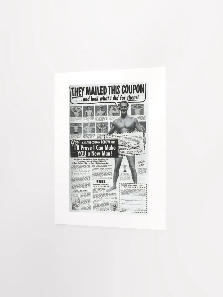 Charles Atlas Beefcake Ad - Print product image (2)