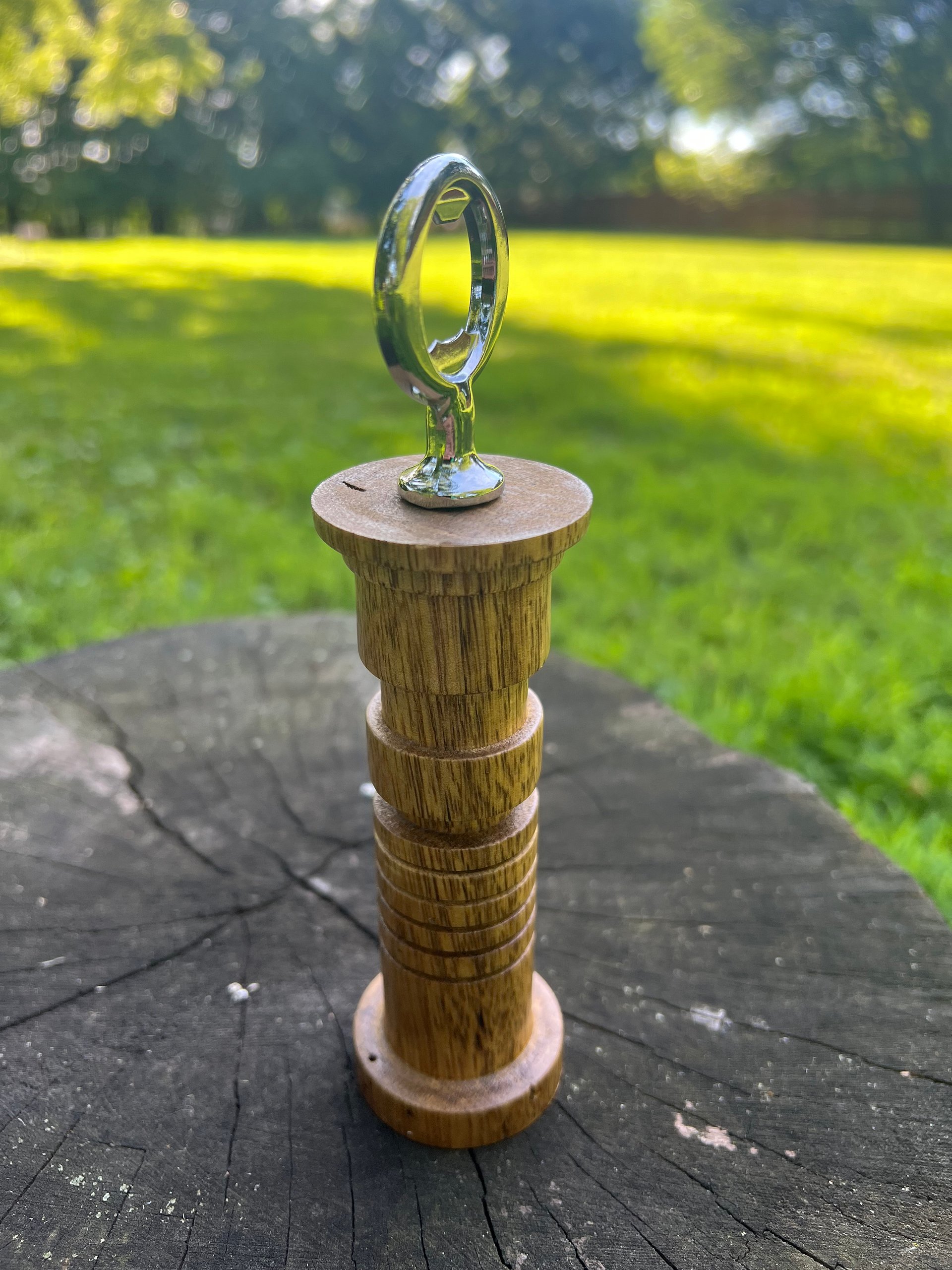 Hand-Turned Star Wars Inspired Black Limba Bottle Opener product image (10)