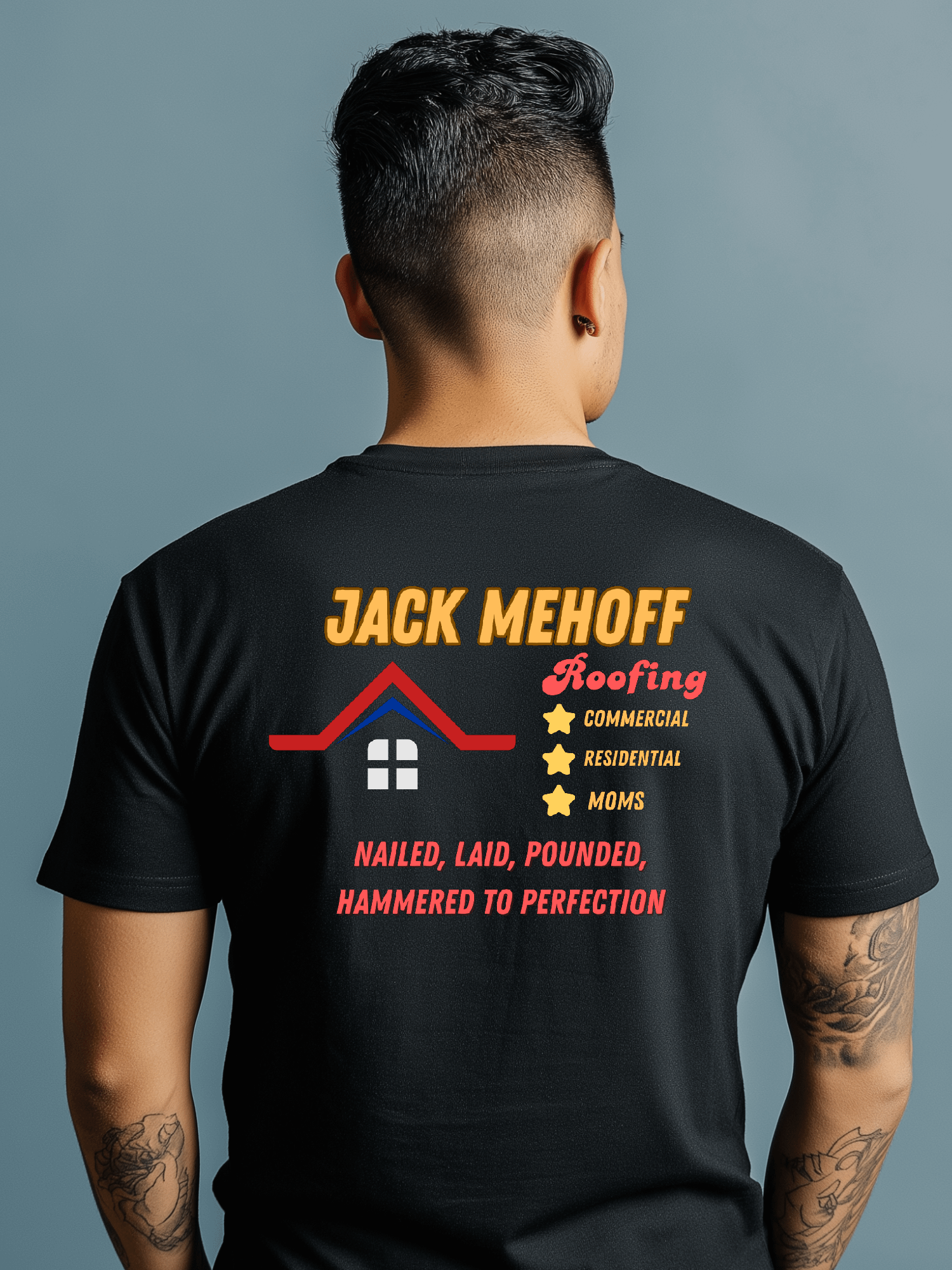 Jack MeHoff Roofing Shirt (Back Printed) product image (2)
