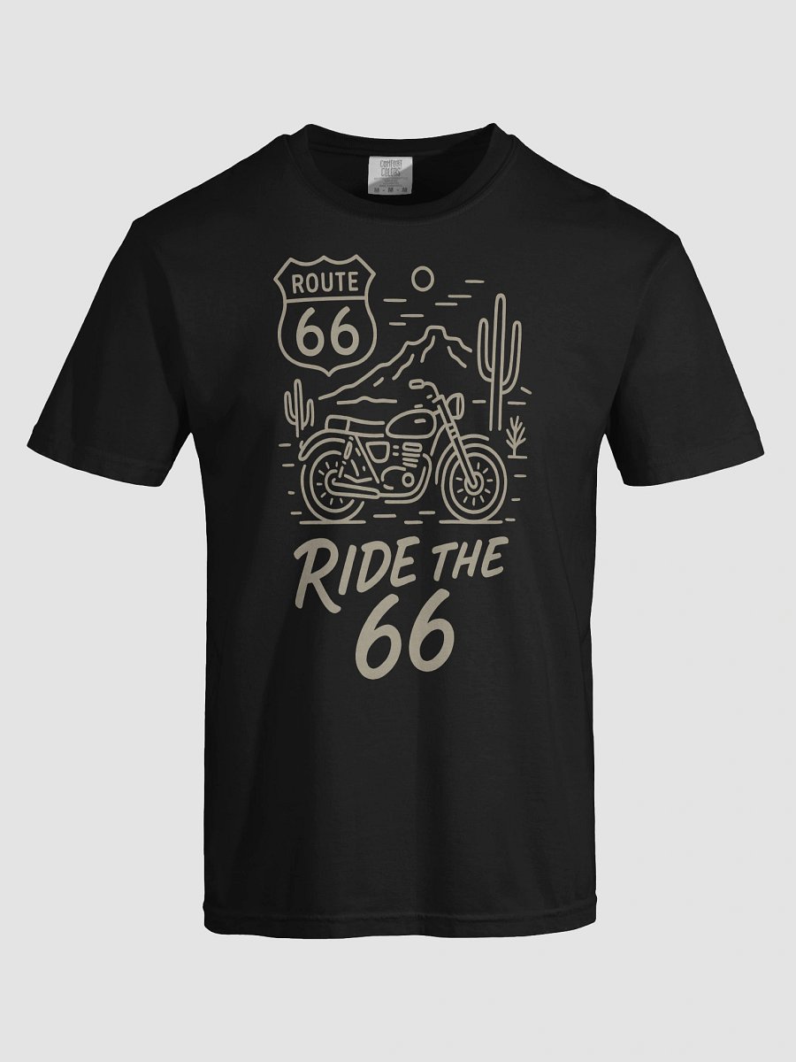 Ride the 66 Desert Motorcycle T-Shirt product image (7)