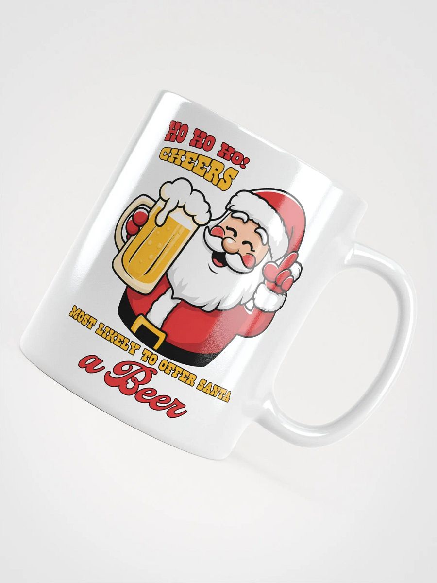 Santa's Cheers White Glossy Mug product image (4)