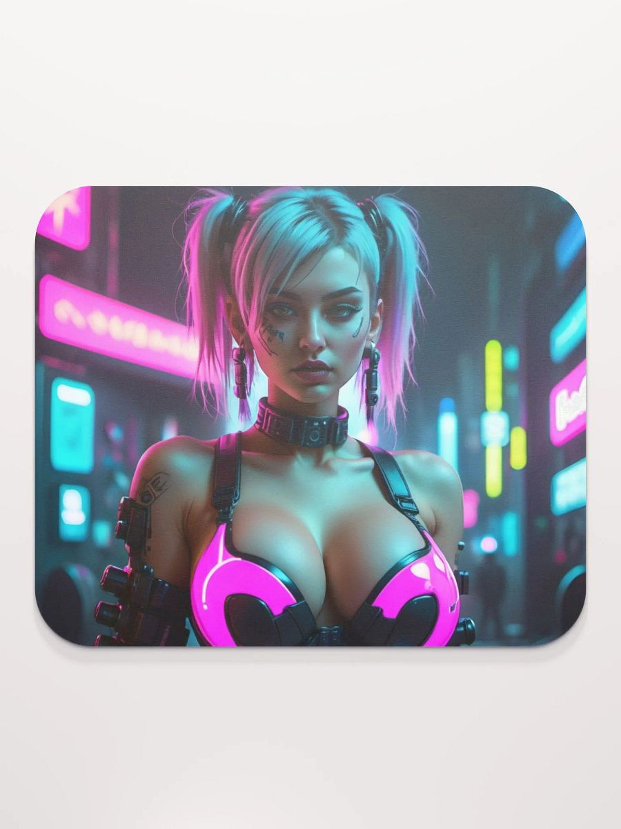 Neon Cyberpunk Mouse Pad product image (3)