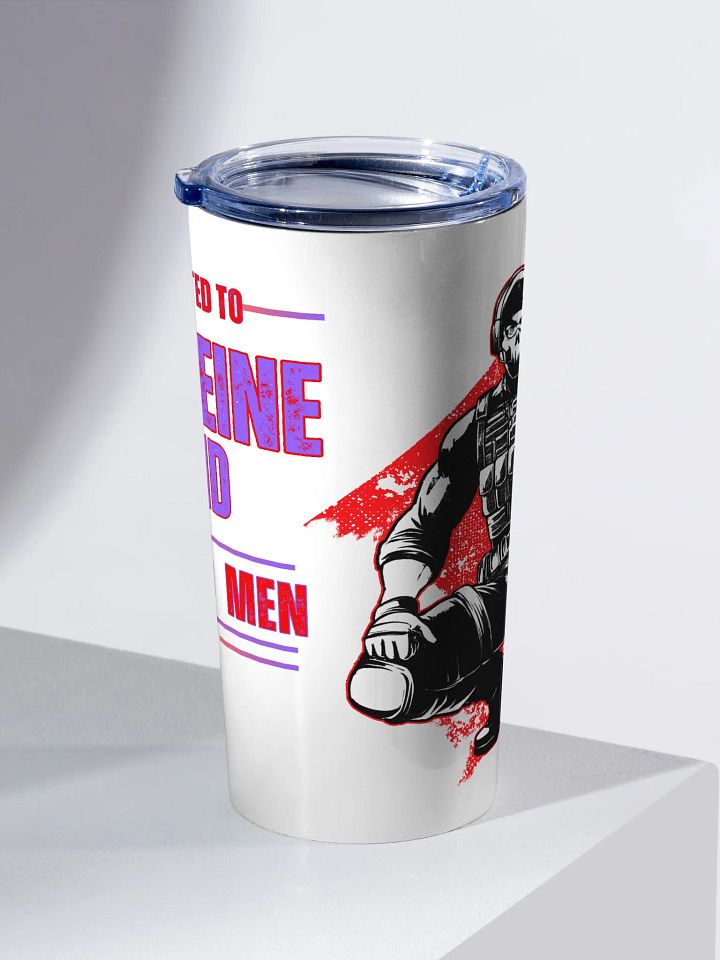 Addicted to Caffeine and Masked Men - Insulated Mug product image (2)