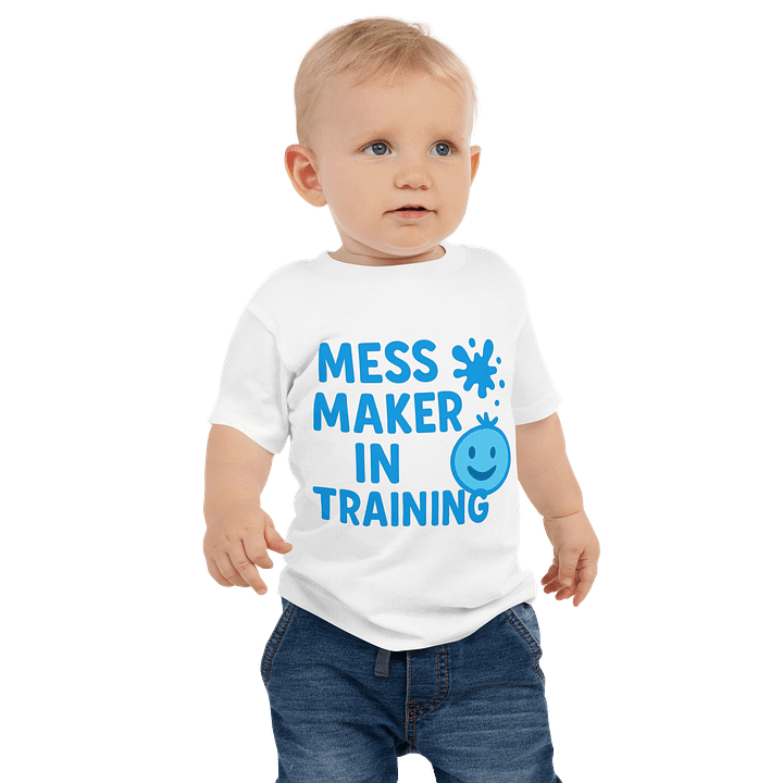 Mess Maker in Training Baby Tee product image (1)