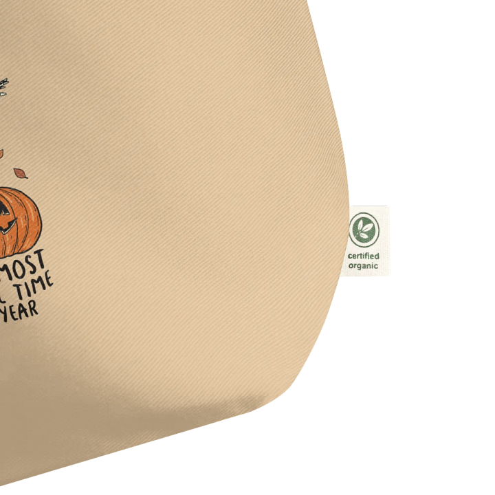 Festive Skeleton Organic Tote product image (2)