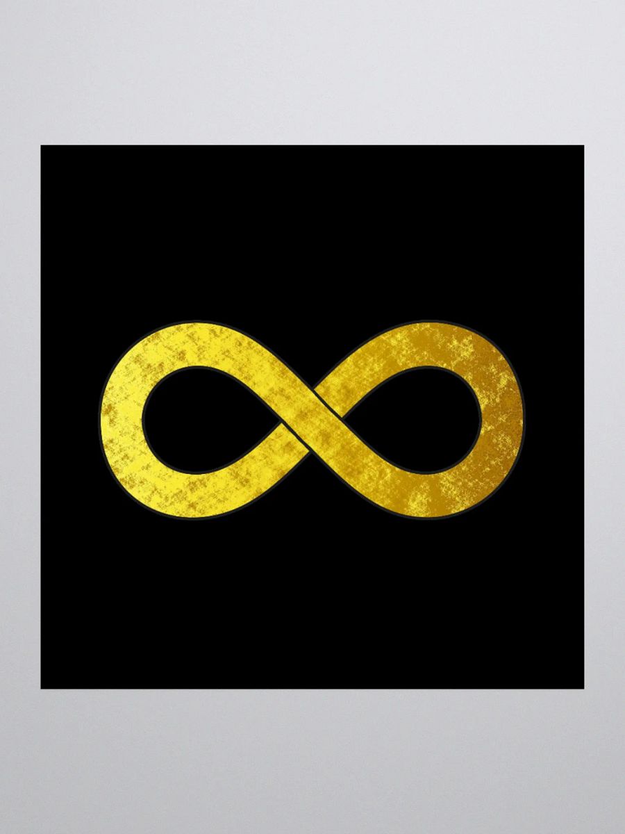 Golden Infinity Sticker product image (1)
