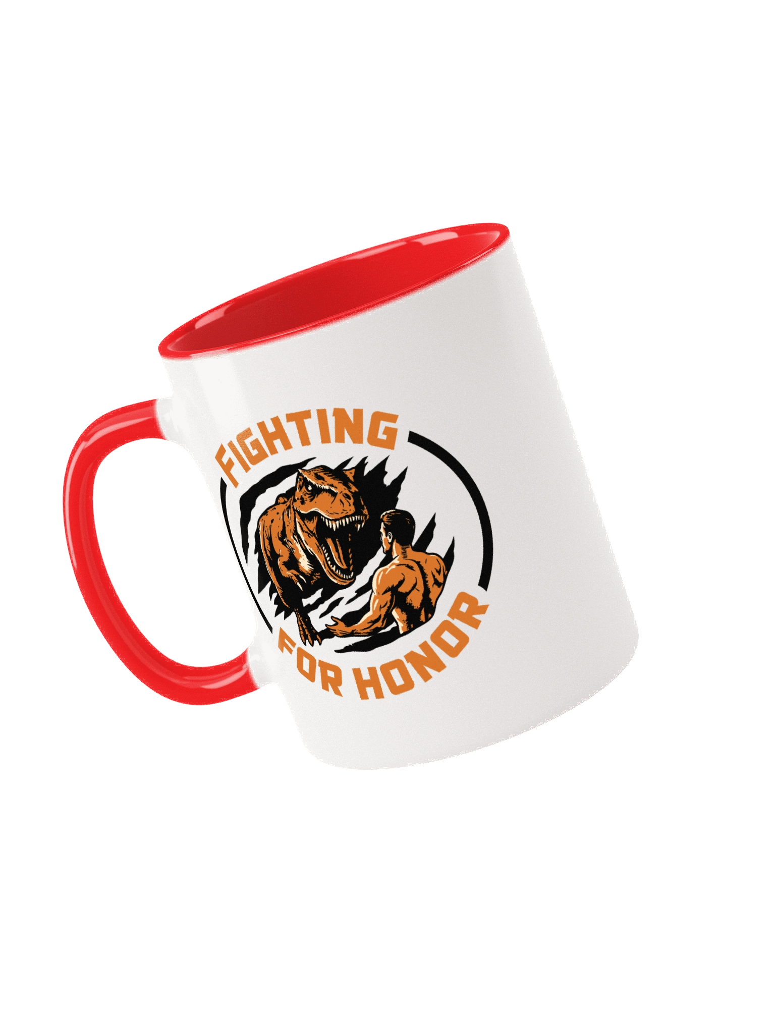 Fighting For Honor Ceramic Mug with Color Inside product image (3)
