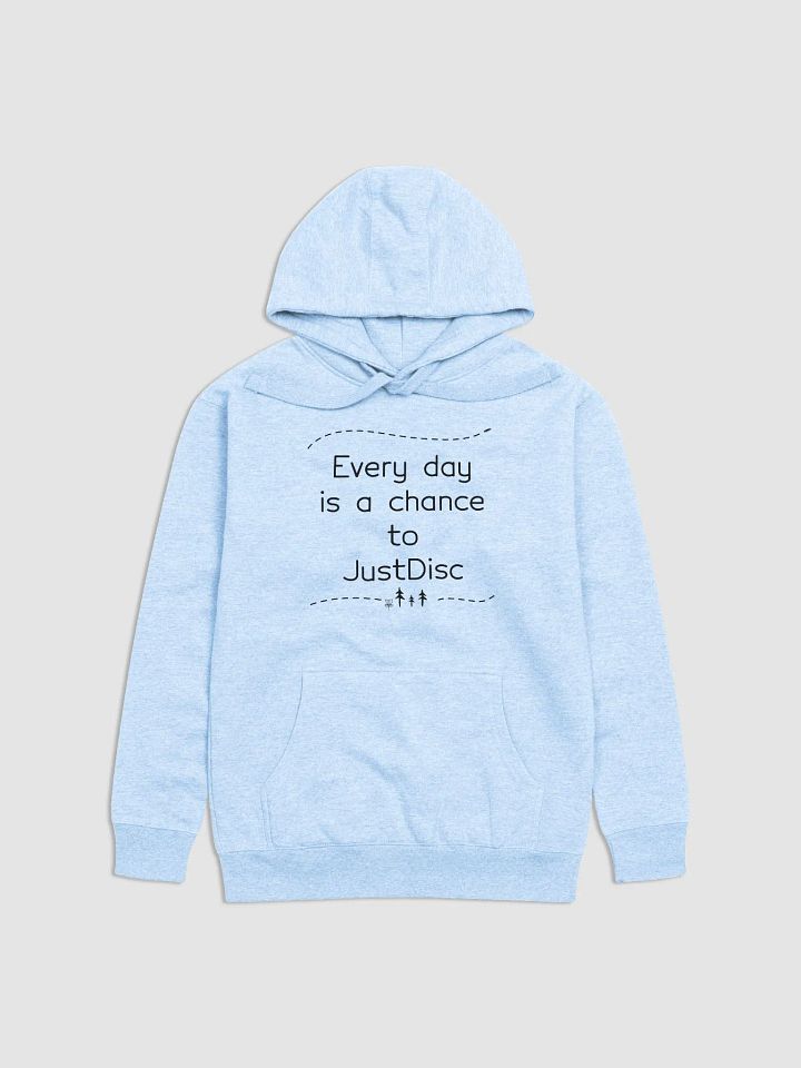 JustDisc Every Day - Cotton Heritage Unisex Premium Hoodie (Black Logo) product image (1)
